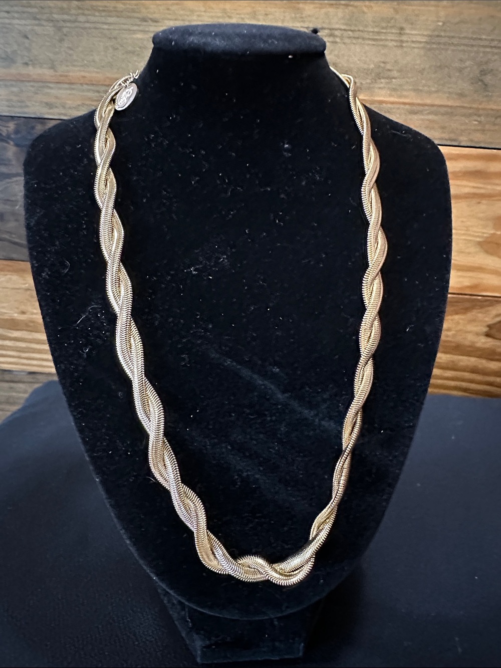 Classic Twisted Rope Gold Necklace - Women Jewelry